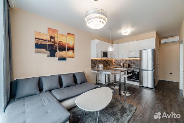 

1-к. квартира, 45 м², 2 кровати