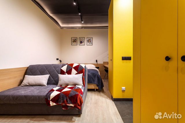 

Квартира-студия, 21 м², 3 кровати