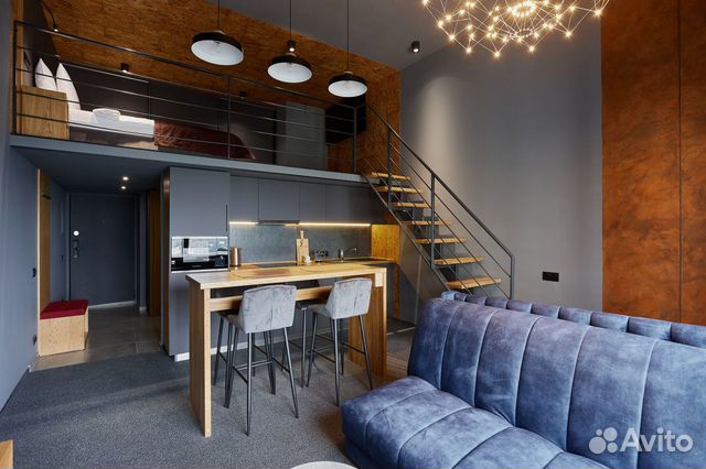 

Квартира-студия, 52 м², 2 кровати