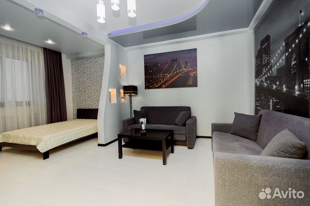 

1-к. квартира, 45 м², 2 кровати