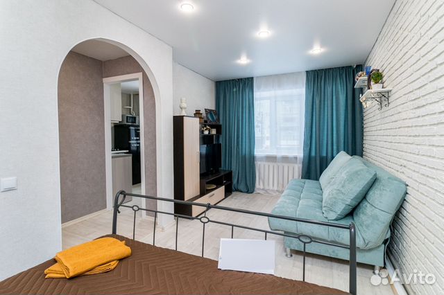 

1-к. квартира, 28,5 м², 2 кровати