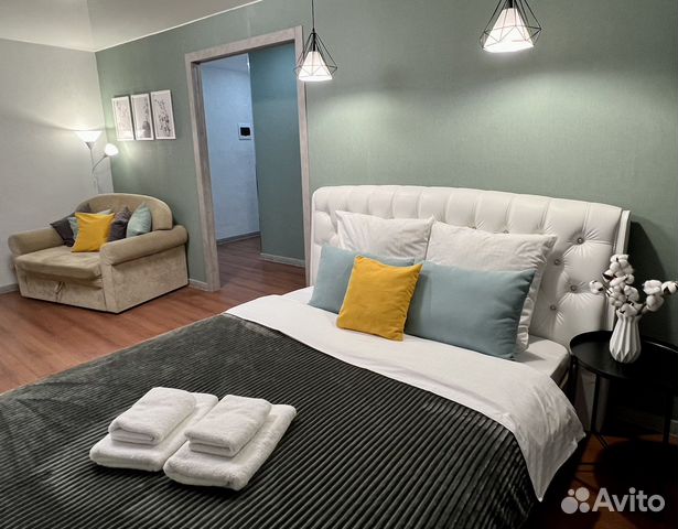 

1-к. квартира, 32 м², 2 кровати