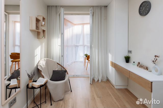 

Квартира-студия, 42 м², 1 кровать