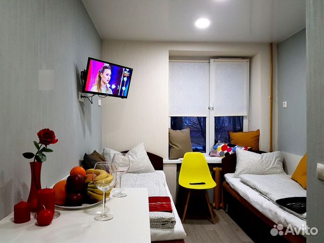 

Квартира-студия, 18 м², 2 кровати