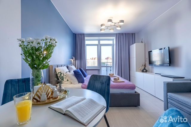 

Квартира-студия, 30 м², 3 кровати