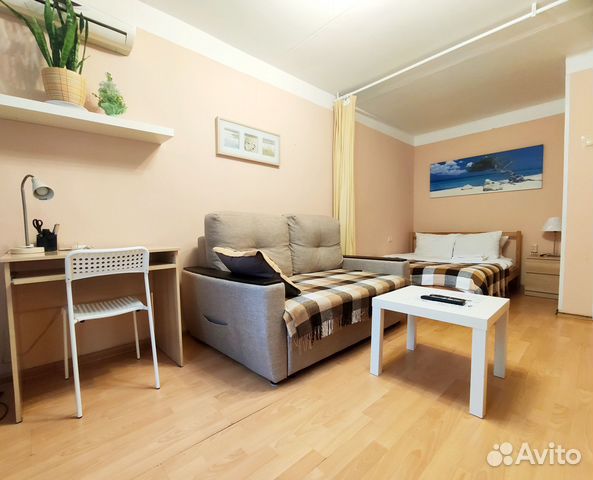 

1-к. квартира, 30 м², 2 кровати