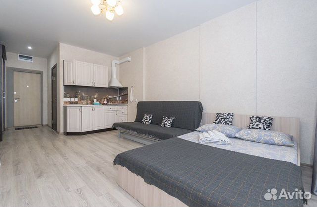 

Квартира-студия, 29 м², 2 кровати