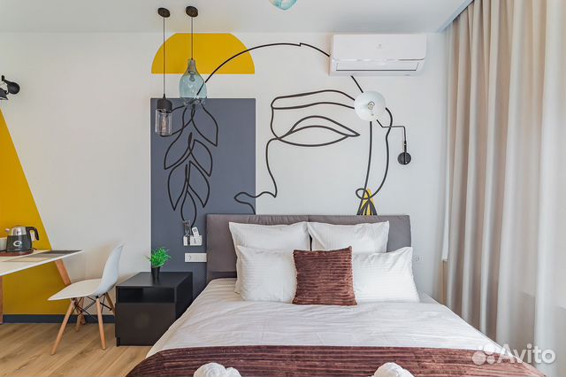 

Квартира-студия, 25 м², 1 кровать
