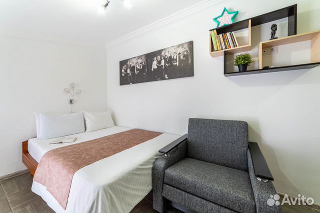 

Квартира-студия, 15 м², 2 кровати