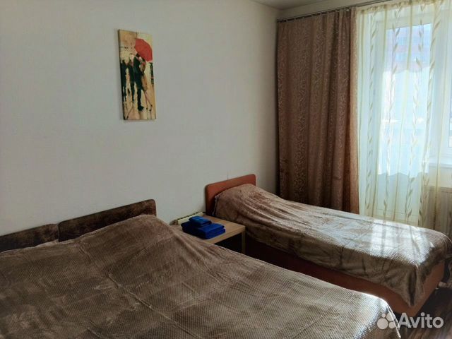 

1-к. квартира, 42 м², 3 кровати