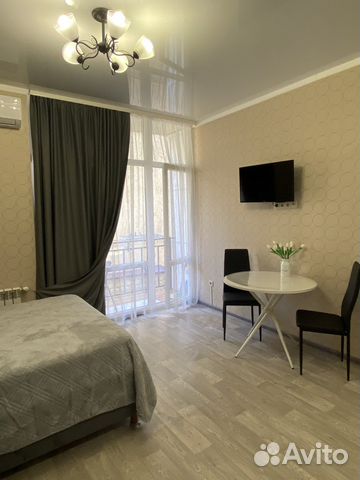 

Квартира-студия, 28 м², 2 кровати