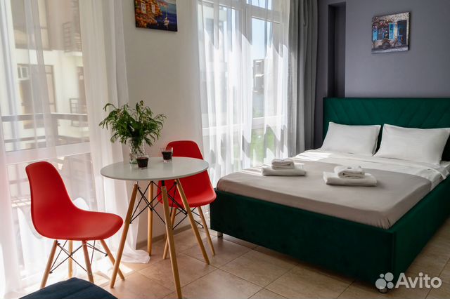 

Квартира-студия, 24 м², 2 кровати