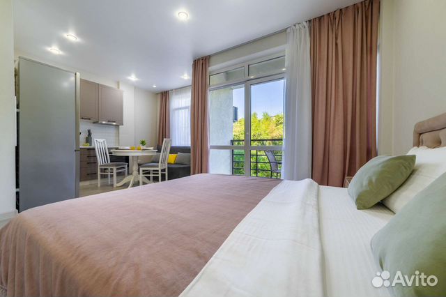 

Квартира-студия, 30 м², 2 кровати