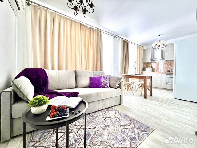

Квартира-студия, 38 м², 2 кровати