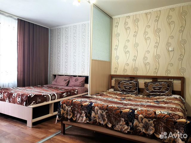 

1-к. квартира, 45 м², 3 кровати