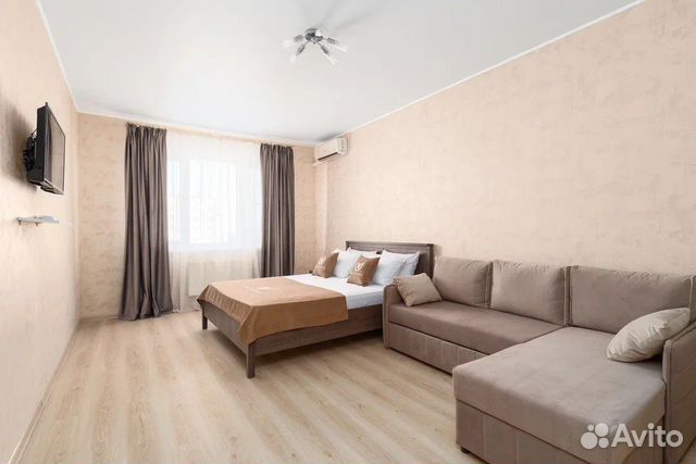 

1-к. квартира, 42 м², 3 кровати