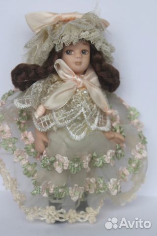 Кукла фарфоровая, 18 см., Италия, новая Кукла фарфоровая, 18 см., Италия, новая
