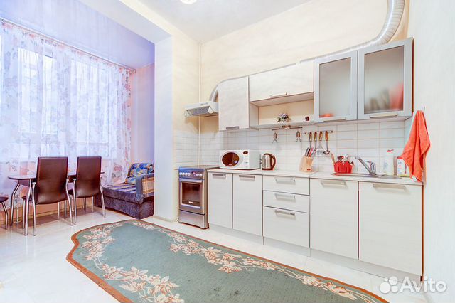 

1-к. квартира, 44 м², 2 кровати