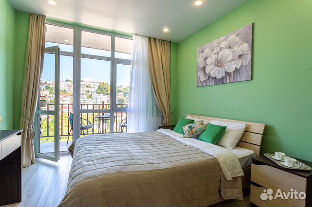 

Квартира-студия, 35 м², 2 кровати