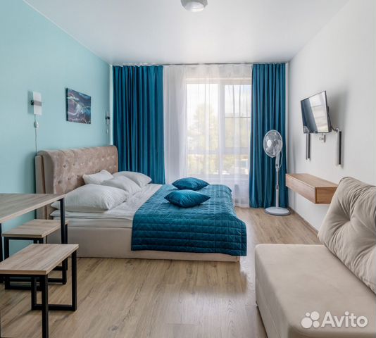 

Квартира-студия, 24,3 м², 2 кровати