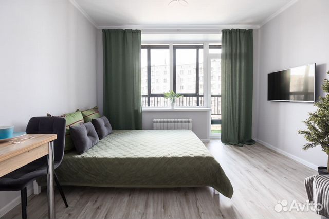

Квартира-студия, 32 м², 1 кровать
