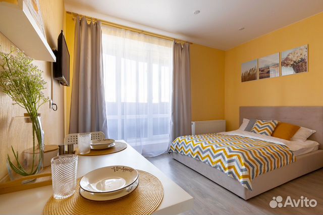 

Квартира-студия, 30 м², 2 кровати