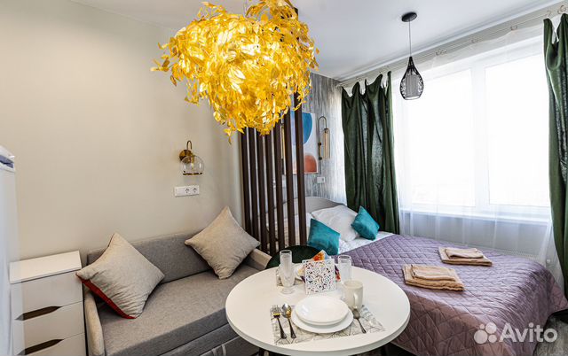 

Квартира-студия, 20 м², 2 кровати