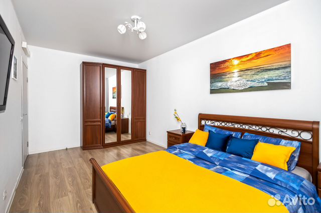 

1-к. квартира, 40 м², 2 кровати