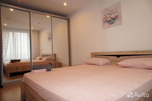 

1-к. квартира, 43 м², 2 кровати