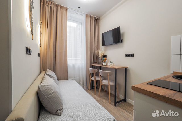 

Квартира-студия, 17 м², 1 кровать