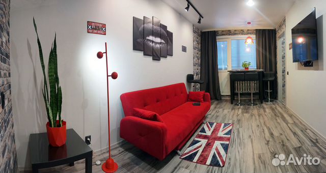 

2-к. квартира, 45 м², 2 кровати