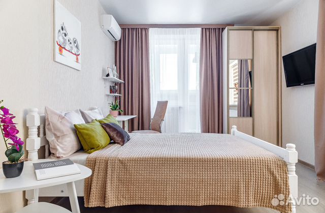 

1-к. квартира, 40 м², 2 кровати