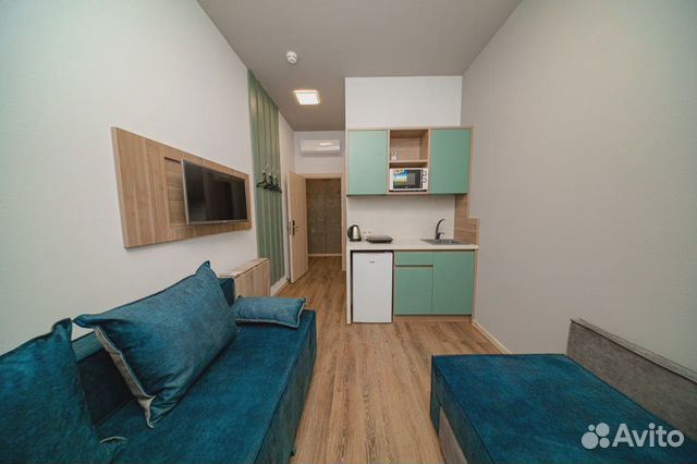 

Квартира-студия в апарт-отеле, 12,2 м², 1 кровать