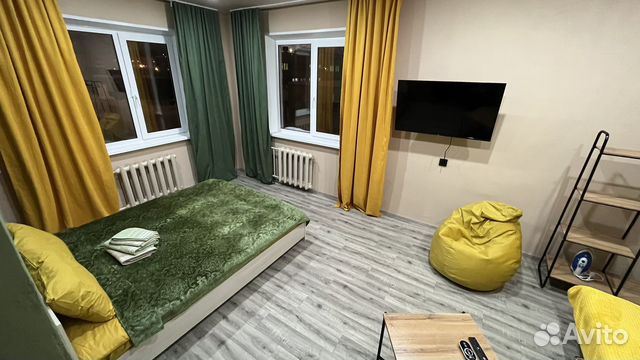 

1-к. квартира, 34 м², 2 кровати