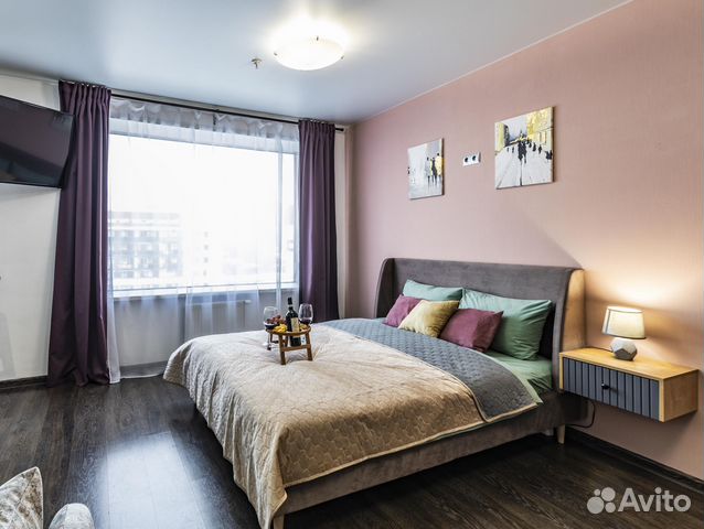 

1-к. квартира, 45 м², 2 кровати