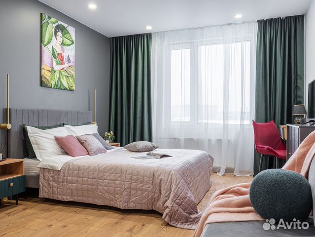 

Квартира-студия, 29 м², 2 кровати