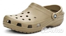 Сабо сандалии Crocs Classic беж - хаки 44 45 46 р Сабо сандалии Crocs Classic беж - хаки 44 45 46 р