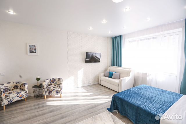 

Квартира-студия, 38 м², 2 кровати