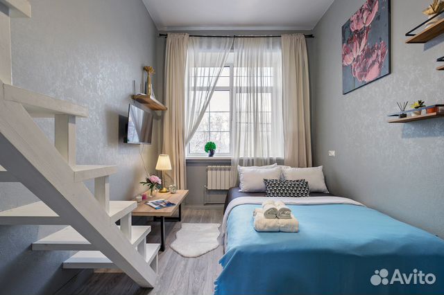 

Квартира-студия, 23 м², 2 кровати
