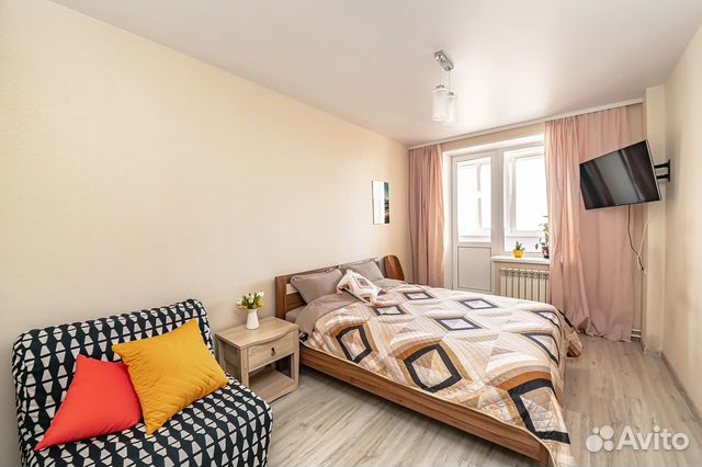 

1-к. квартира, 48 м², 2 кровати