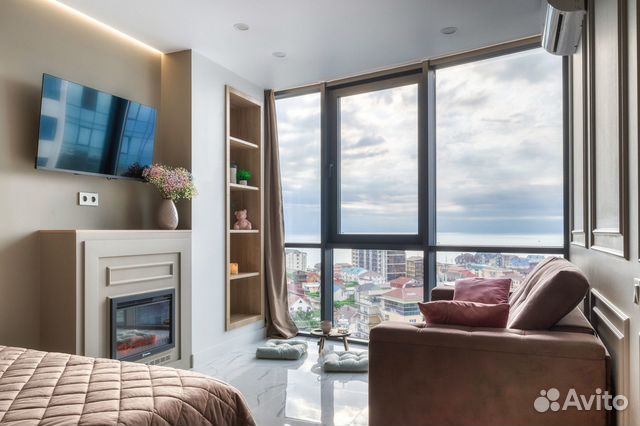 

Квартира-студия, 32 м², 2 кровати