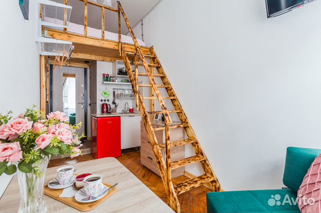 

Квартира-студия, 13 м², 3 кровати