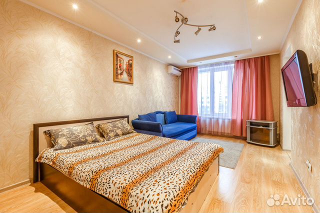 

1-к. квартира, 39 м², 2 кровати