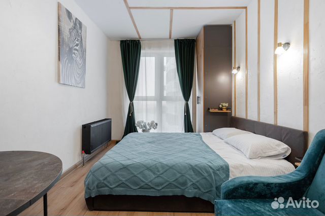 

Квартира-студия, 24 м², 2 кровати