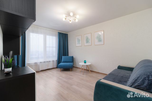

1-к. квартира, 40 м², 2 кровати