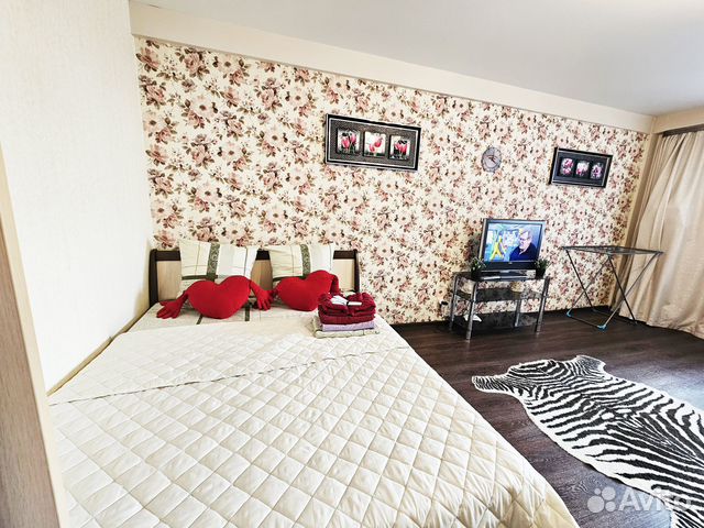 

1-к. квартира, 40 м², 3 кровати