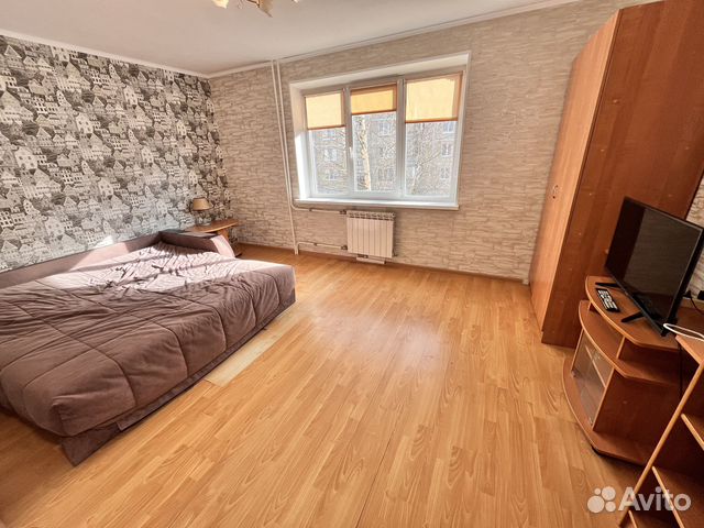 

1-к. квартира, 44 м², 2 кровати
