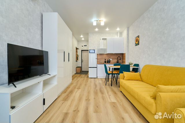 

Квартира-студия, 25 м², 2 кровати