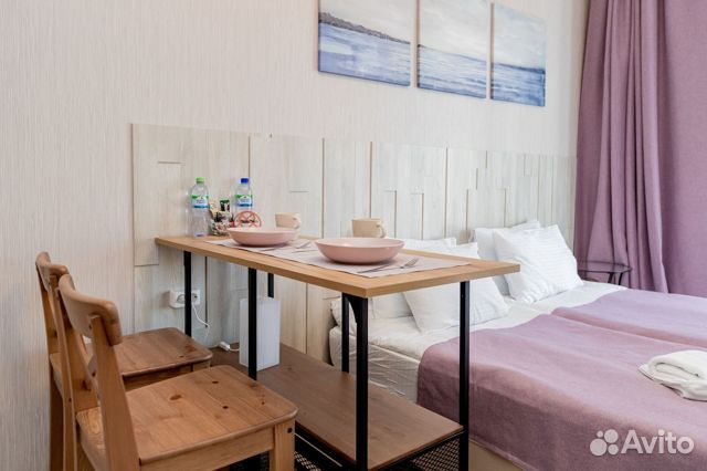 

Квартира-студия, 25 м², 2 кровати