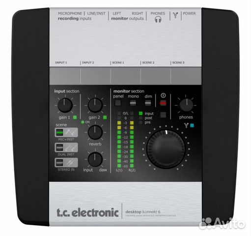 TC Electronic Desktop Konnekt 6 FireWire интерфейс